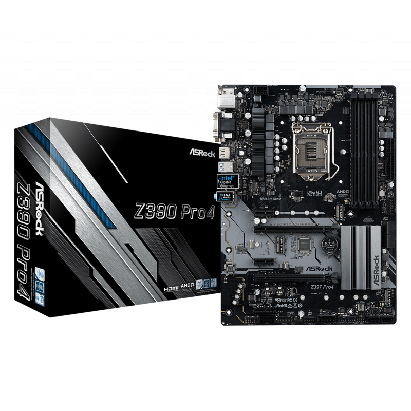 ASROCK Z390 PRO4-43028 ASROCK Z390 PRO4-43028