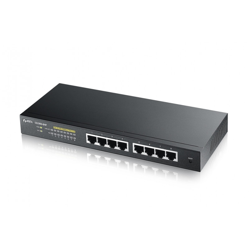 ZyXEL GS1900-8HP, 8-port GbE-49391 ZyXEL GS1900-8HP, 8-port GbE-49391