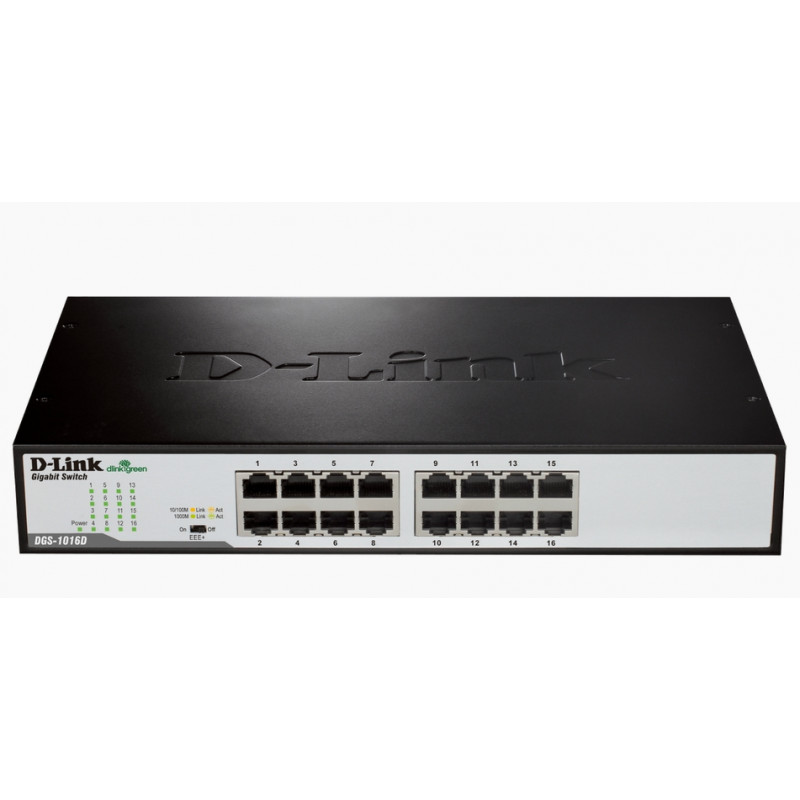 D-Link 16-Port 10/100/1000Mbps Copper-49551 D-Link 16-Port 10/100/1000Mbps Copper-49551