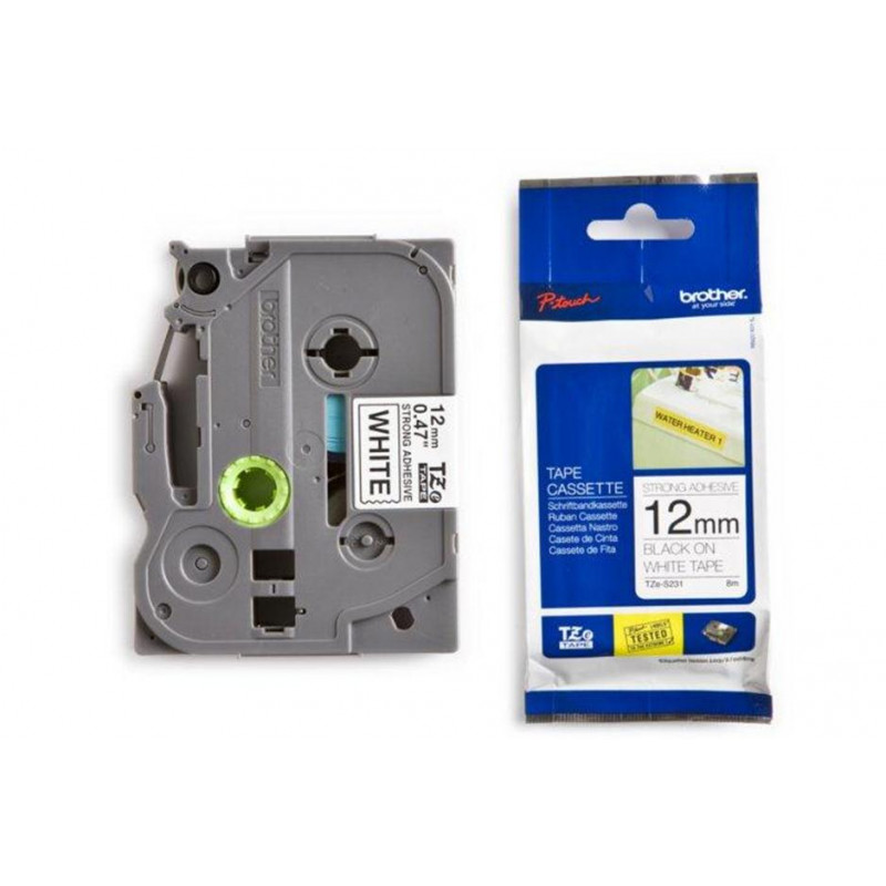 TZ Tape 12mm BLACK-53115 TZ Tape 12mm BLACK-53115