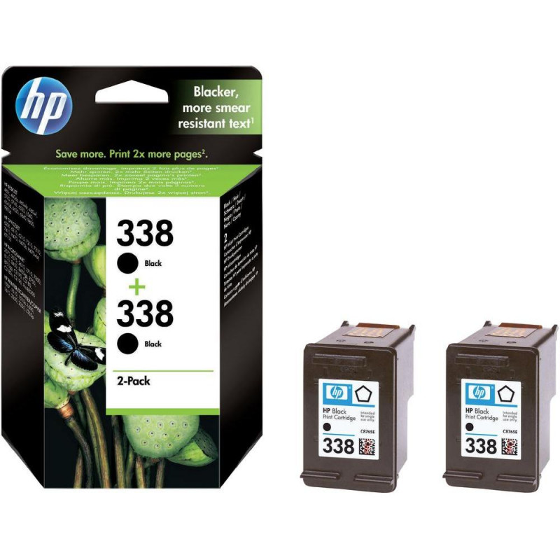 HP 338 2-pack Black-54097 HP 338 2-pack Black-54097