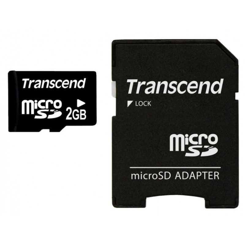 Transcend 2GB microSD (with-55130