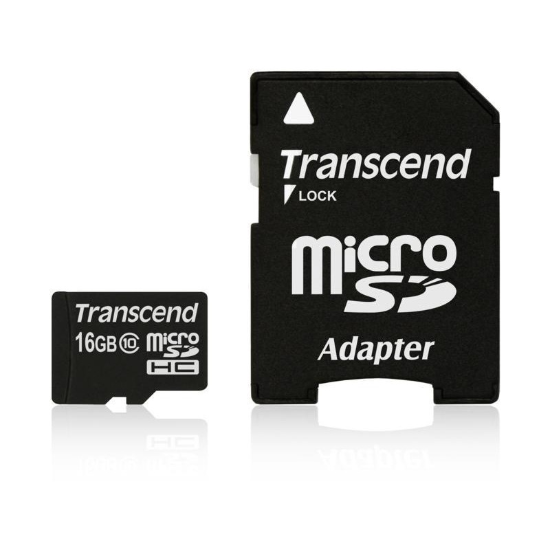 Transcend 16GB microSDHC (with-55135 Transcend 16GB microSDHC (with-55135