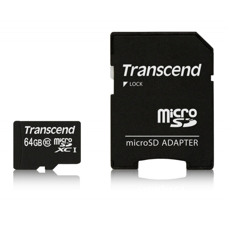 Памет Transcend 64GB microSDXC-55137 Памет Transcend 64GB microSDXC-55137