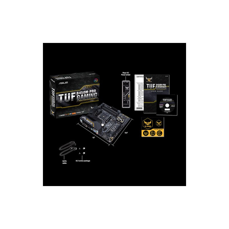 ASUS TUF B450M-PRO GAMING-90240 ASUS TUF B450M-PRO GAMING-90240
